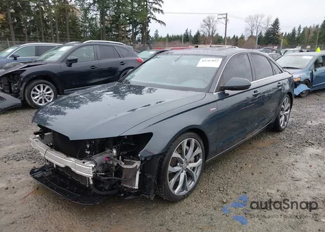 2014 Audi A6 3.0T Premium Plus z USA, uszkodzony, nr VIN WAUFGAFC6EN137139
